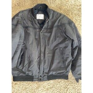 Vintage Grey Arnold Palmer Derby Bomber Jacket XL